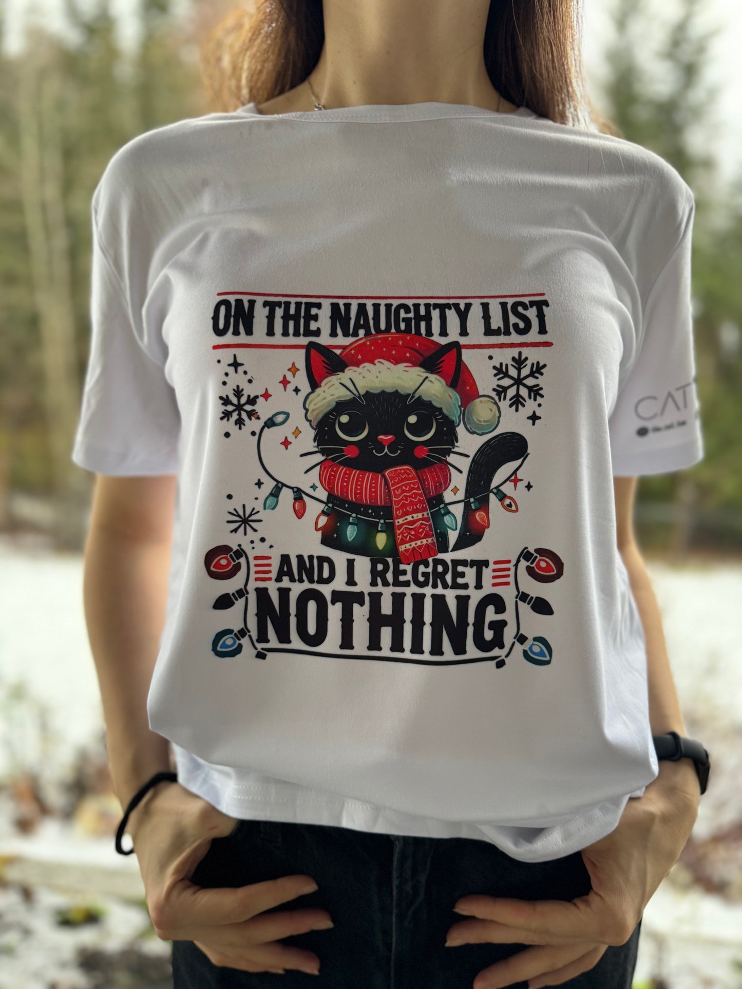 On the Naughty list "Cat Tee" t-shirt