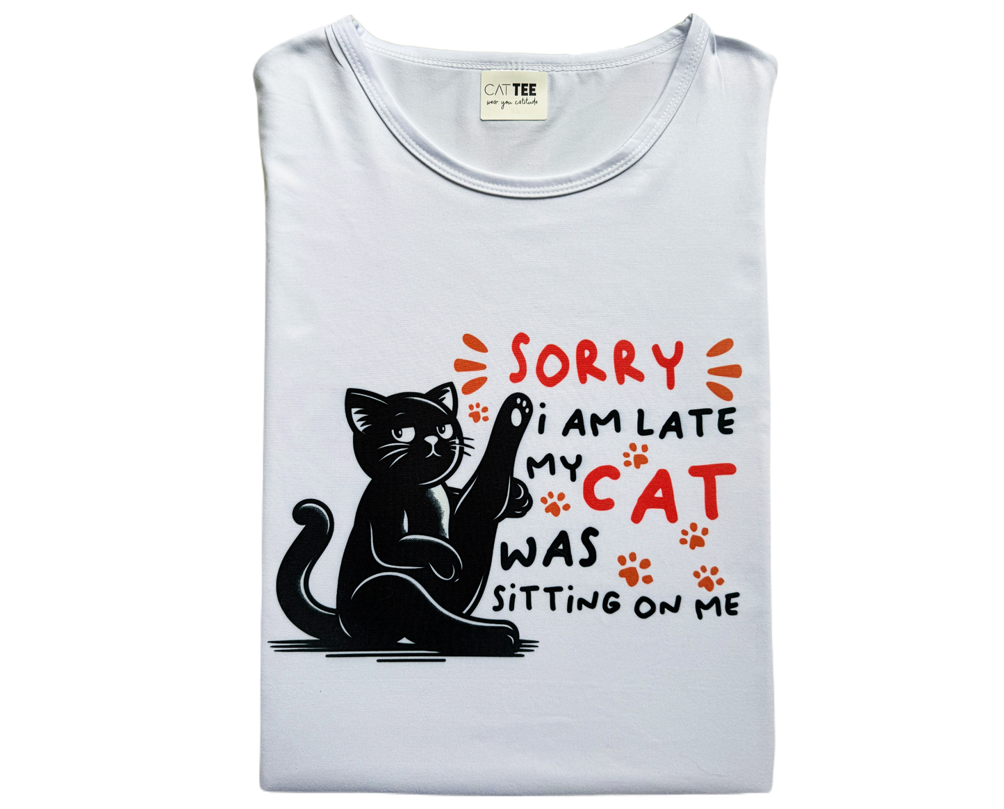 Late "Cat Tee" t-shirt