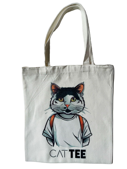 Signature "Cat Tee" tote bag