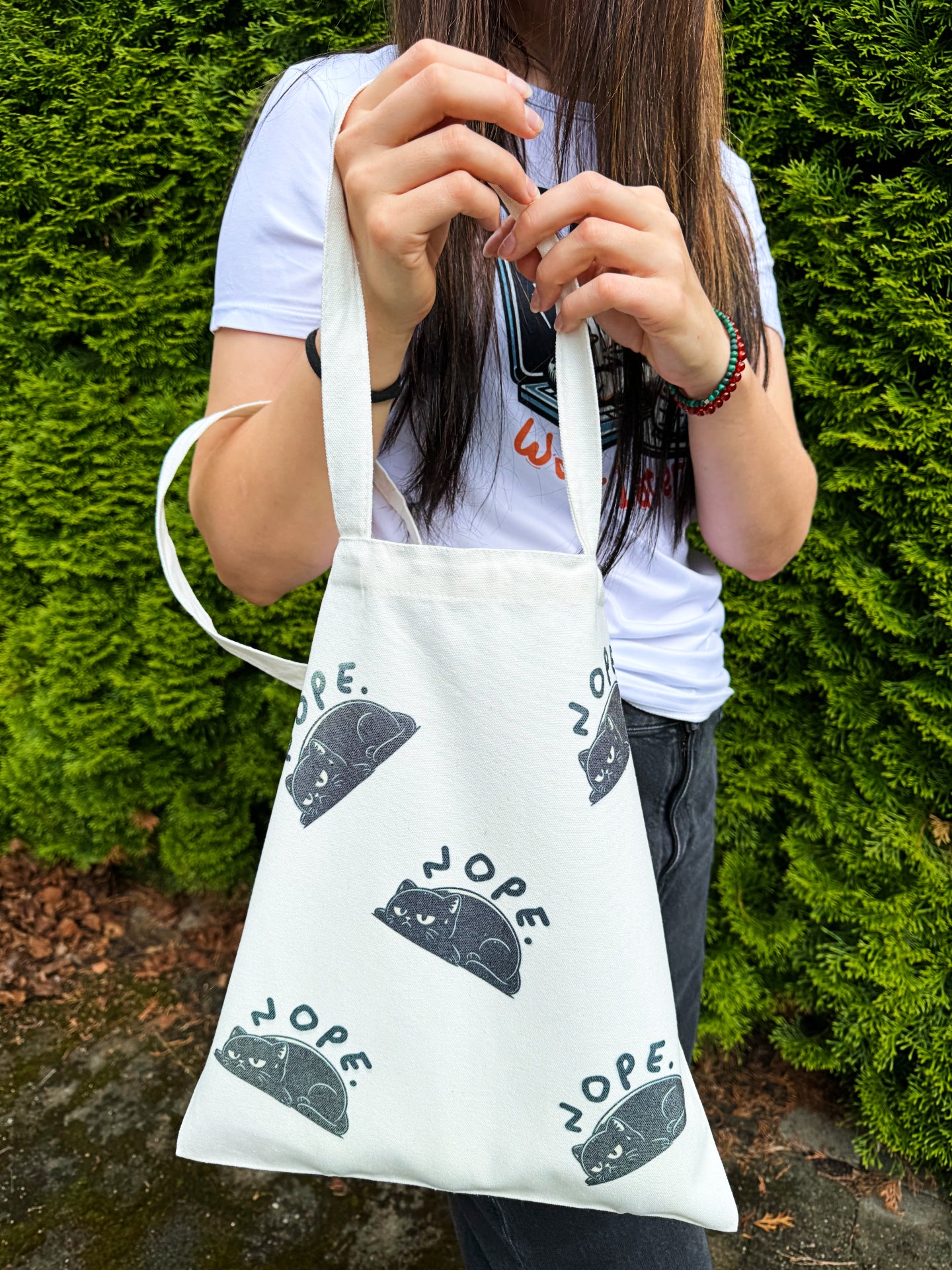 Nope "Cat Tee" tote bag